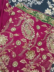 Elegant Ethnic Saree With Belous