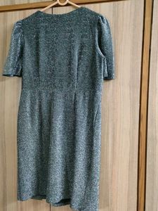 Silver Glitter Dress