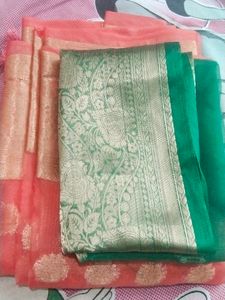 Saree With Blouse Piece