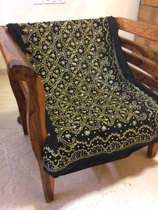 Gold &amp; Black Saree