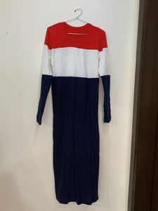 Navy blue Midi Slit Dress