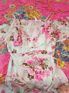 Floral Print Maxi Dress