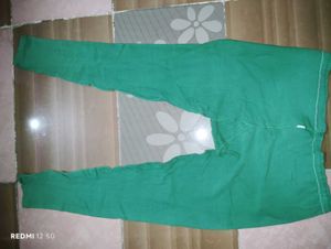 Leggings Green Fabric