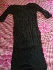 Elegant Black Embellished Kurti