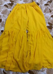 Yellow Embellished Garara