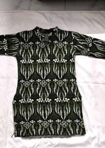 Patterned Knit Dress