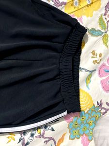 Black &amp; White Track Pants