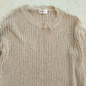 Golden Thread  Knit Top