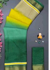 Multicolored Dola Silk Partywear Saree