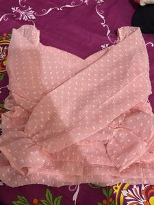 Cute Pink Polka Dot Top