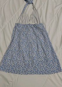 Floral Halter Mini Dress