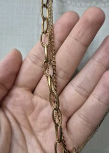 🔒✨ Triple Layered Charm Necklace