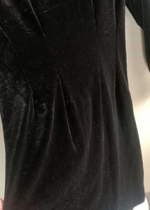 black velvet dress