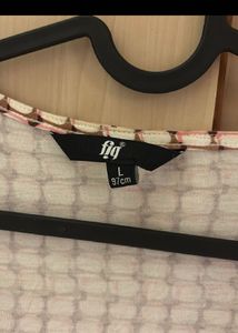 Xxl Patterned Wrap Top