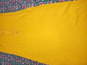 Yellow Kurti For Girls