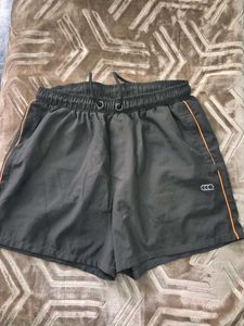 olive Grey Casual Shorts
