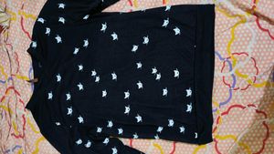 CUTE KITTY SWEATSHIRT-M SIZE