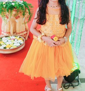 Branded Golden Cute Frock 😍