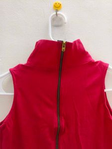 Hot Pink Sleeveless Dress