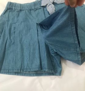 Denim Skort