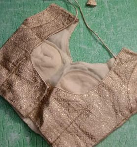 Blouse Golden And Cream