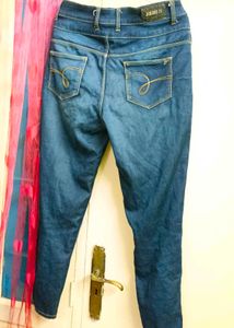 Blue High Waisted Denim Jeans💙🖤