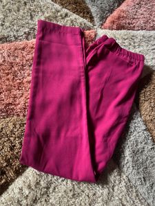 Magenta Casual Pants