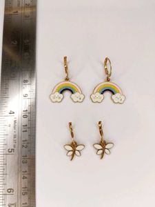 Funky Charm Earring Set of 4