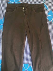 Brown Wide Leg Jeans