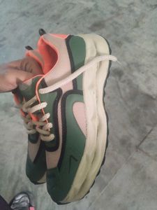 Stylish Green Sneakers