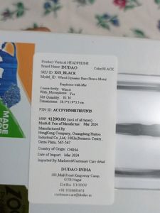 Wired Earphone / Headset New