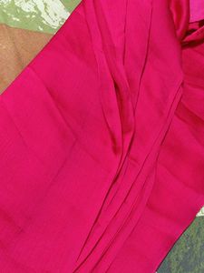 Elegant Pink Saree