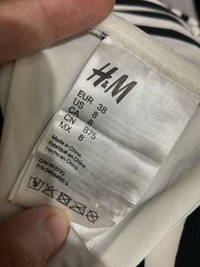 H&amp;M Striped Bikini Top