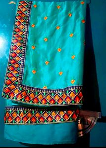 Beautiful Sea Green saree💙