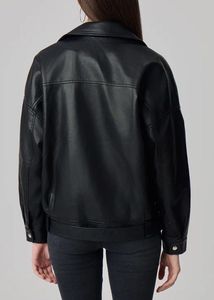 Black Faux Leather Jacket
