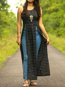 High Waist Blue Jeans