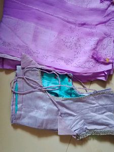 Elegant Purple Saree