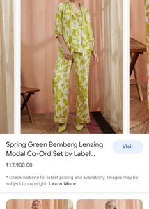 MANGO ELEGANT CORD SET 💚💚