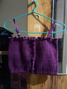 Women Purple Jumpsuit/Co Ord Set
