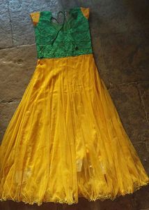 Green &amp; Yellow Gown