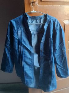 Denim Shirt/ Demin Shrug