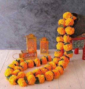 Marigold With Leaves