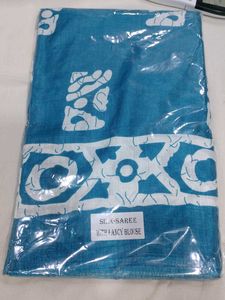 Elegant Blue Silk Saree