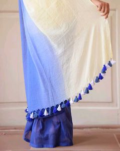 Colorful Tassel Saree
