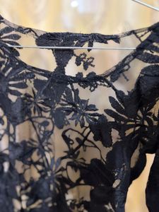 Lace Floral Long Sleeve Top