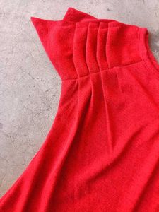 Red Stylish Top For 8-10 Years Girls