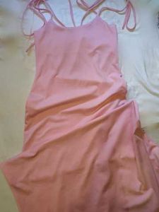 Pink Slip Dress