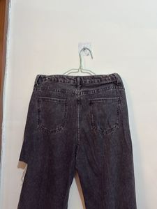 Ripped Wide Leg Jeans