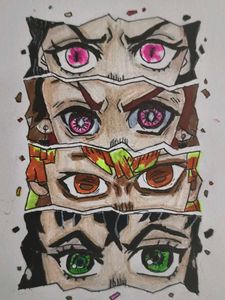 Anime Eyes Artwork