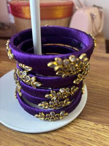 Purple Bangle Set